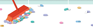 broom wiping pills 2